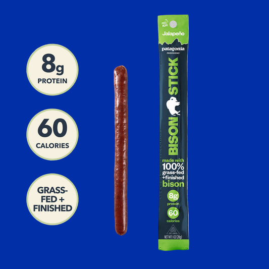 PATAGONIA Jalapeno Bison Stick - Grass-Fed, Grass-Finished