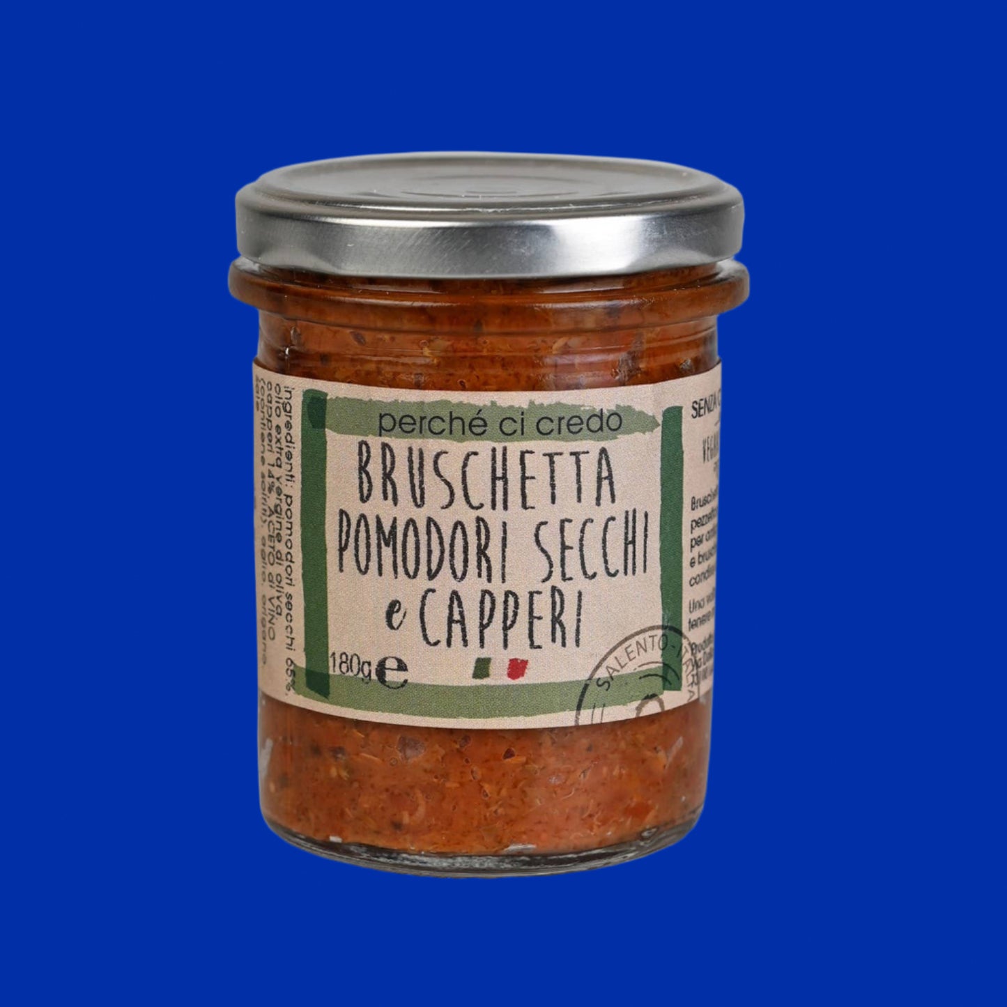 PERCHE' CI CREDO Sun-dried Tomato and Caper Bruschetta