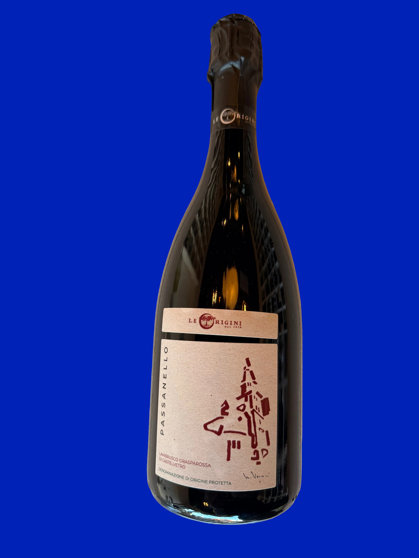 TENUTA LE ORIGINI dal 1919 “Passanello” Lambrusco Grasparossa di Castelvetro DOC, Emilia-Romagna