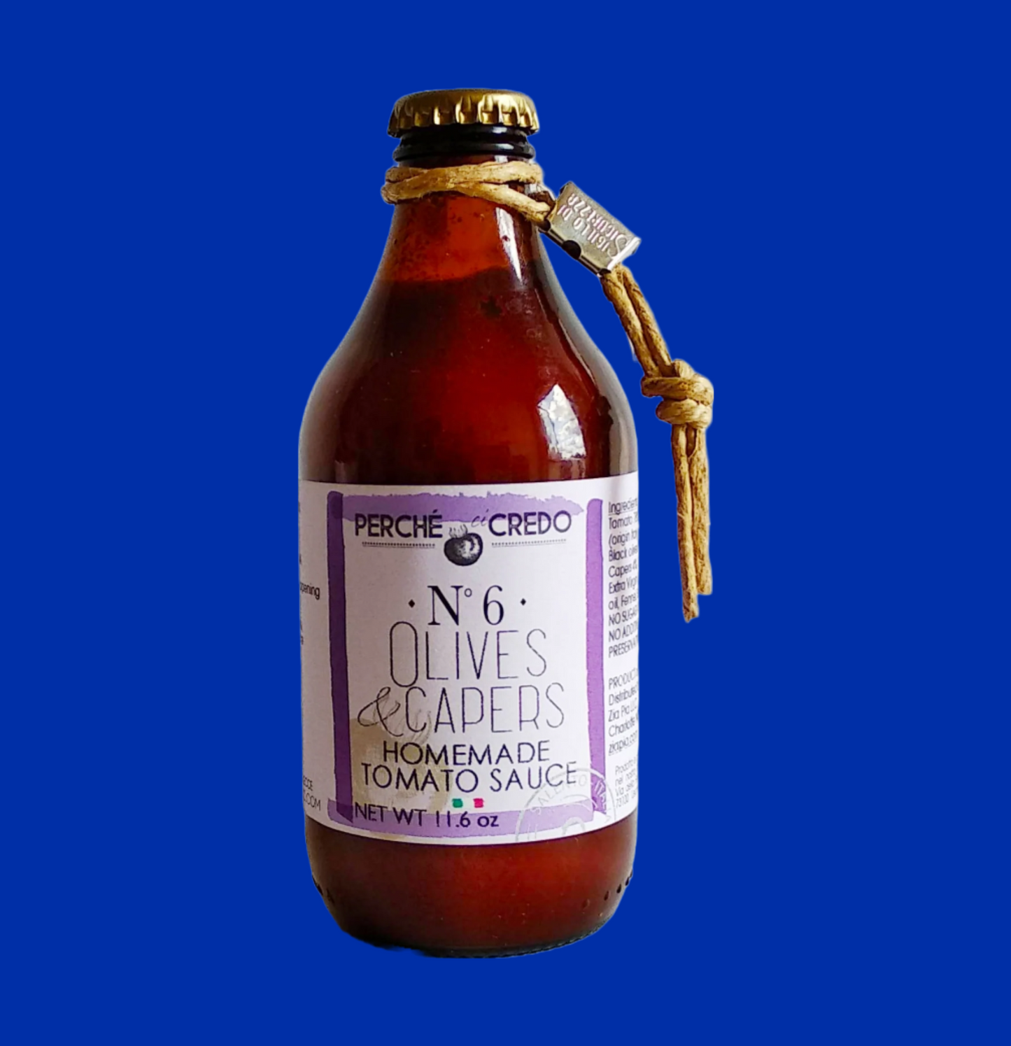 PERCHÉ CI CREDO Homemade Mediterranean Tomato Sauce