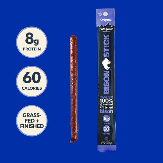 PATAGONIA-Original Bison Sticks  - Grass-Fed, Grass-Finished
