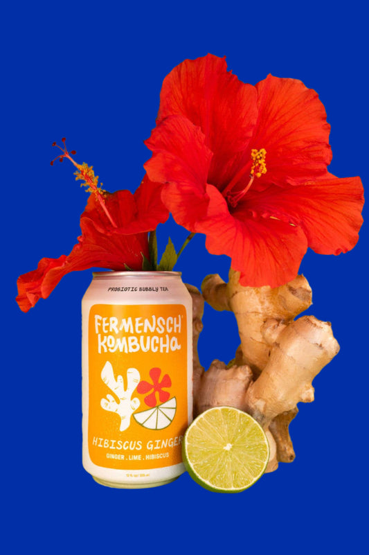 FERMENSCH KOMBUCHA HIBISCUS GINGER* Kombucha
