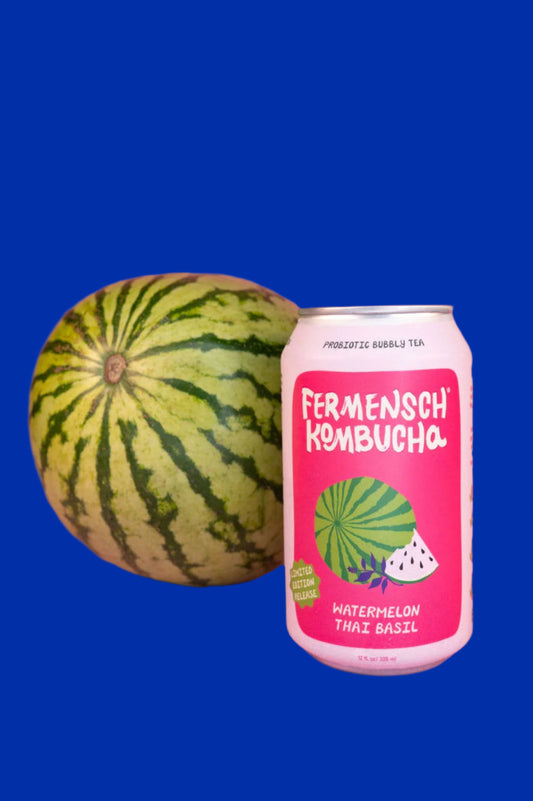 FERMENSCH KOMBUCHA Watermelon Thai Basil