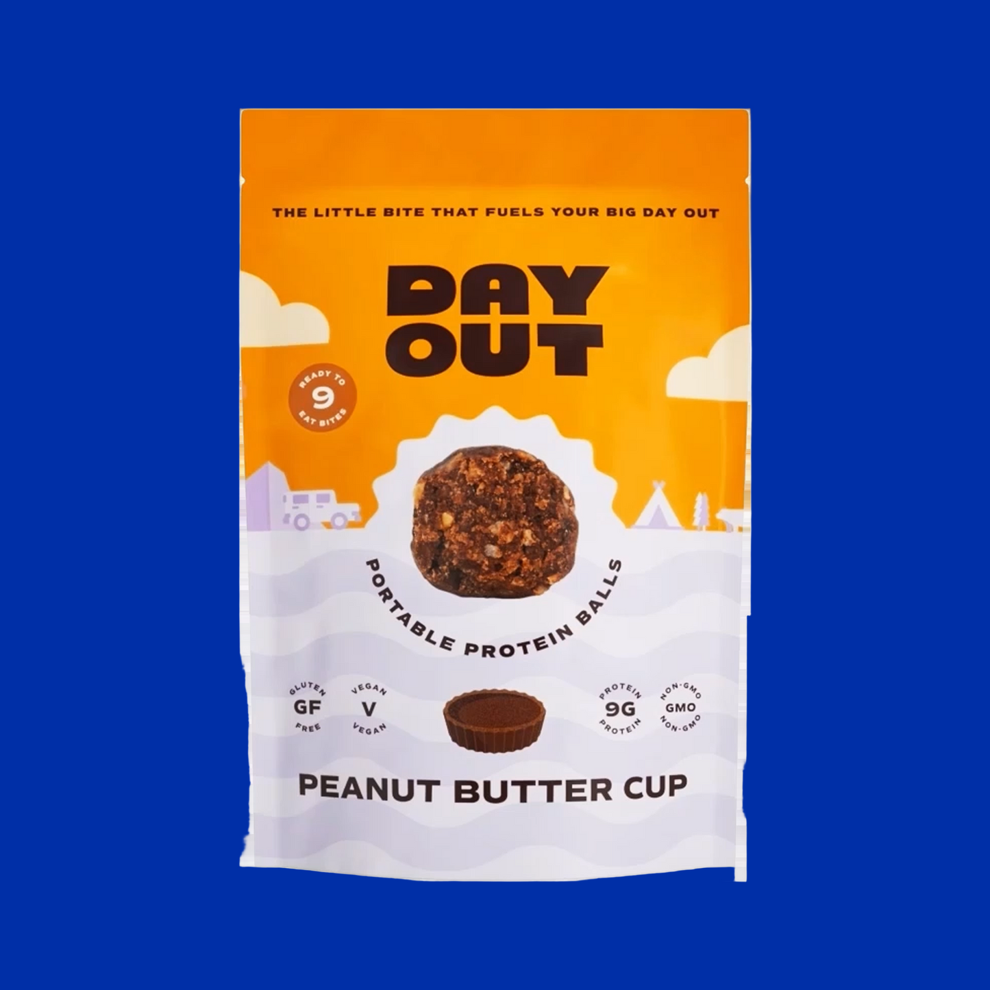 DAY OUT Peanut Butter Cup Protein Balls