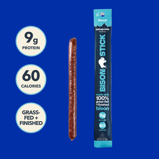 PATAGONIA Ranch Bison Sticks  - Grass-Fed, Grass-Finished