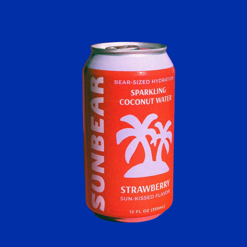 SUNBEAR Sparkling Coconut Water — Strawberry