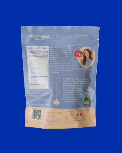 UNBOTHERED FOODS Sourdough Garlic Scape Crackers