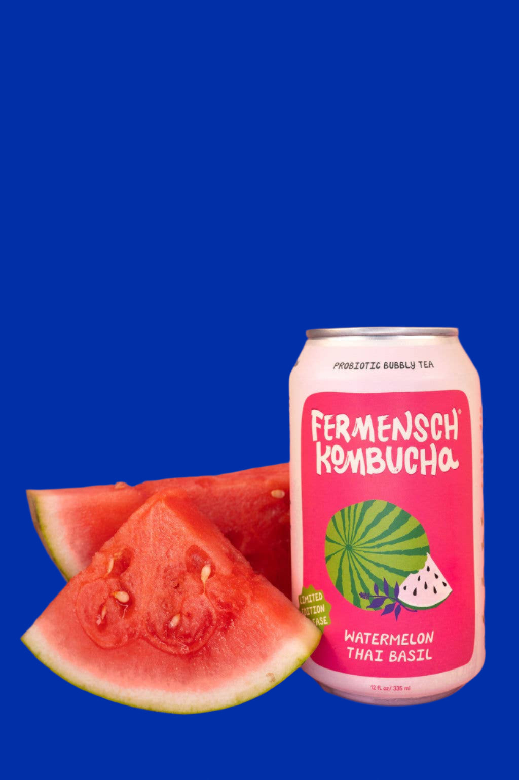 FERMENSCH KOMBUCHA Watermelon Thai Basil