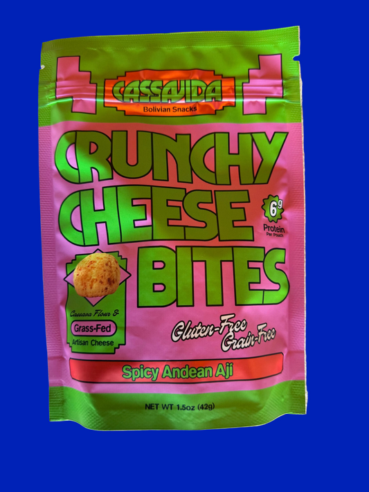 CASSAVIDA Crunchy Cheese Bites Spicy Andean Aji
