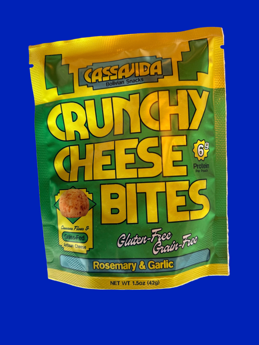 CASSAVIDA Crunchy Cheese Bites Rosemary & Garlic