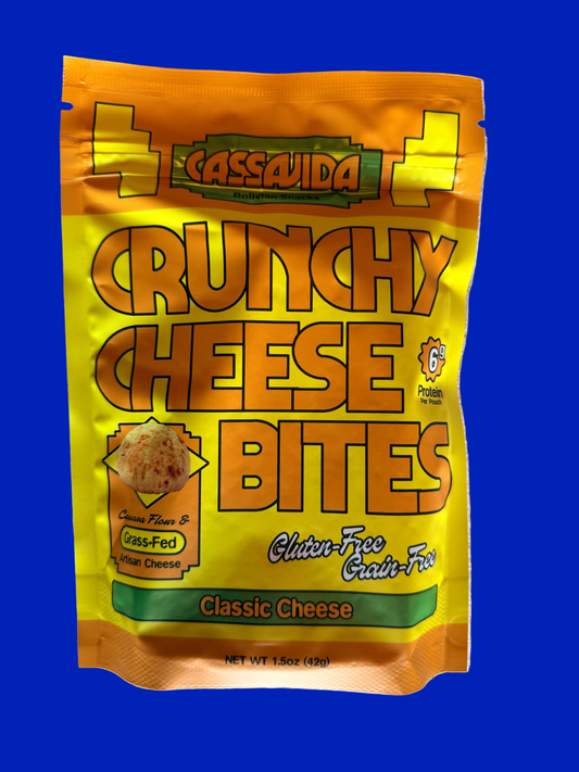 CASSAVIDA Crunchy Cheese Bites Classic Cheese