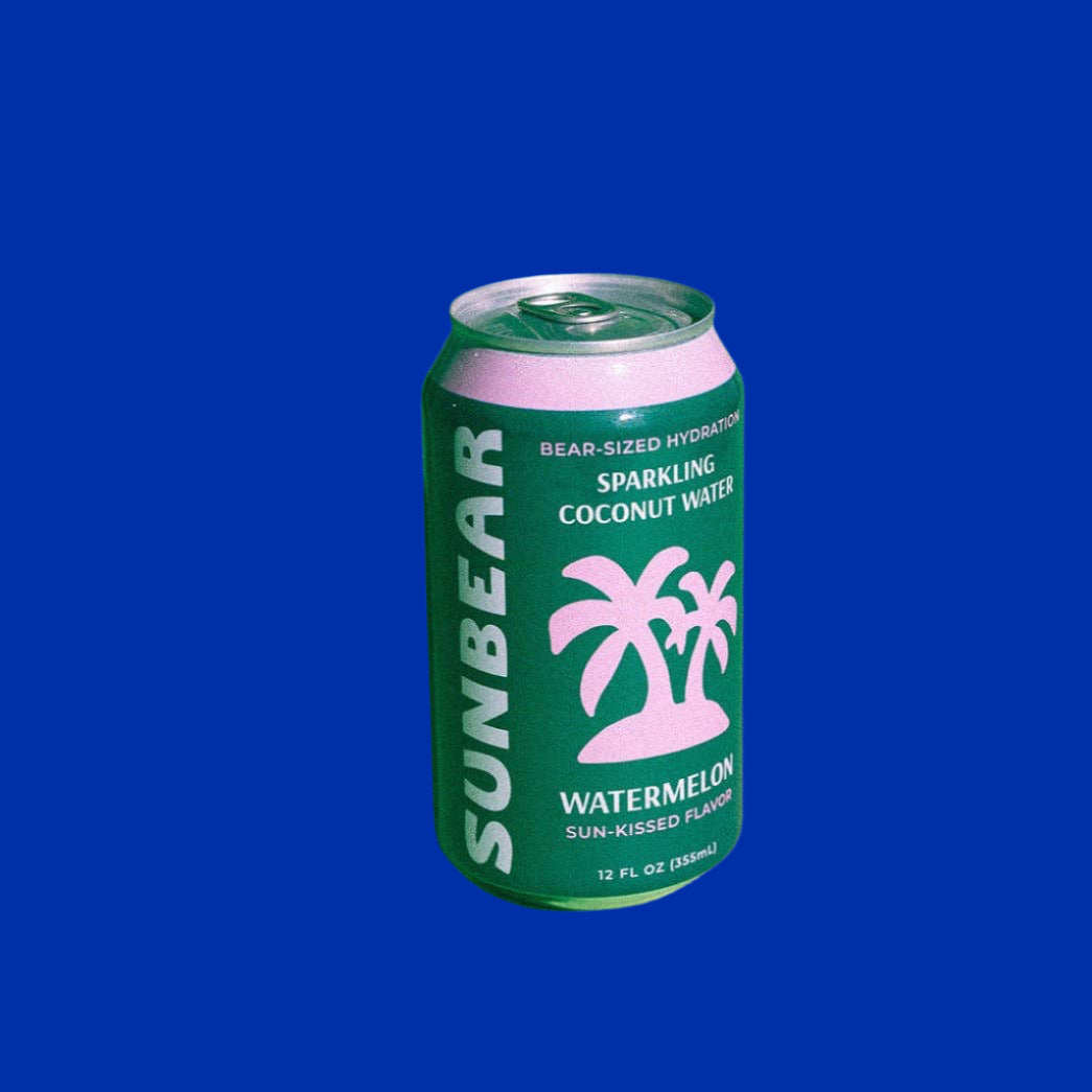 SUNBEAR Sparkling Coconut Water — Watermelon