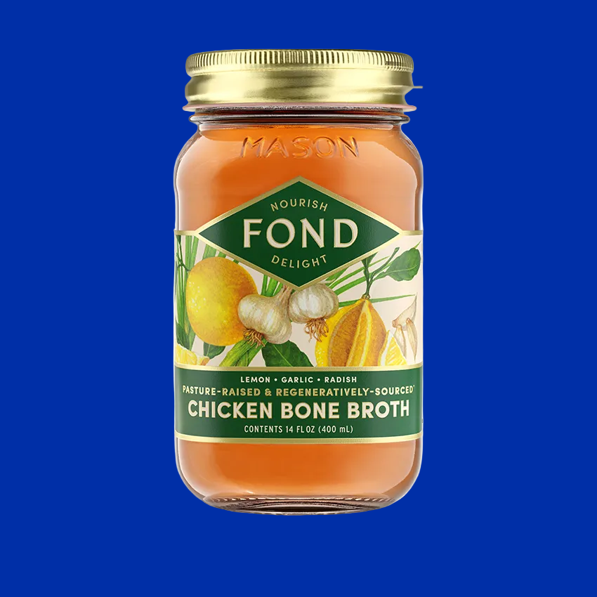 FROND-Lemon & Garlic Pasture-Raised Chicken Bone Broth