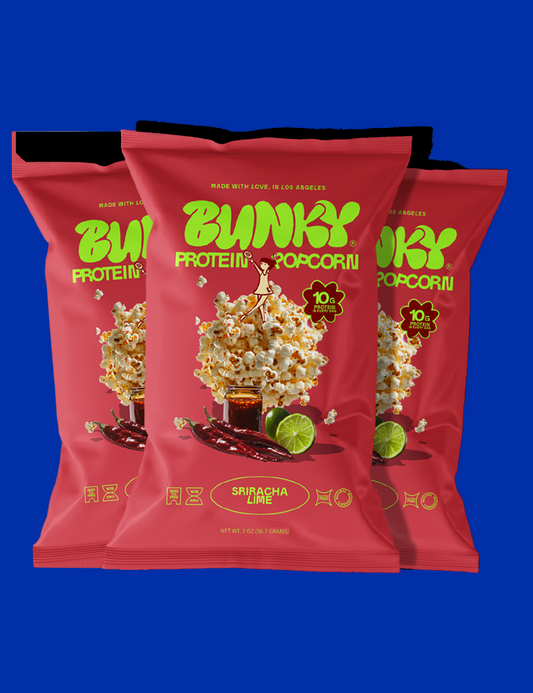 BUNKY Sriracha Lime | Protein Popcorn